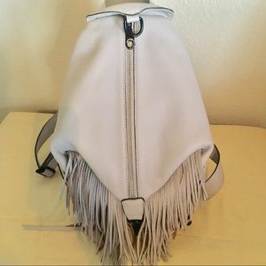 Rebecca Minkoff Julián fringed  backpack.